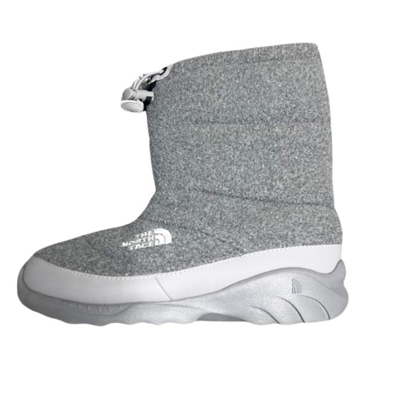 North Face Womens Heat Seeker 200 Fleece Low Rise Winter Weatherproof Gray Boots - Picture 6 of 16